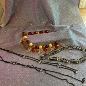 Three Necklaces  Organic Design